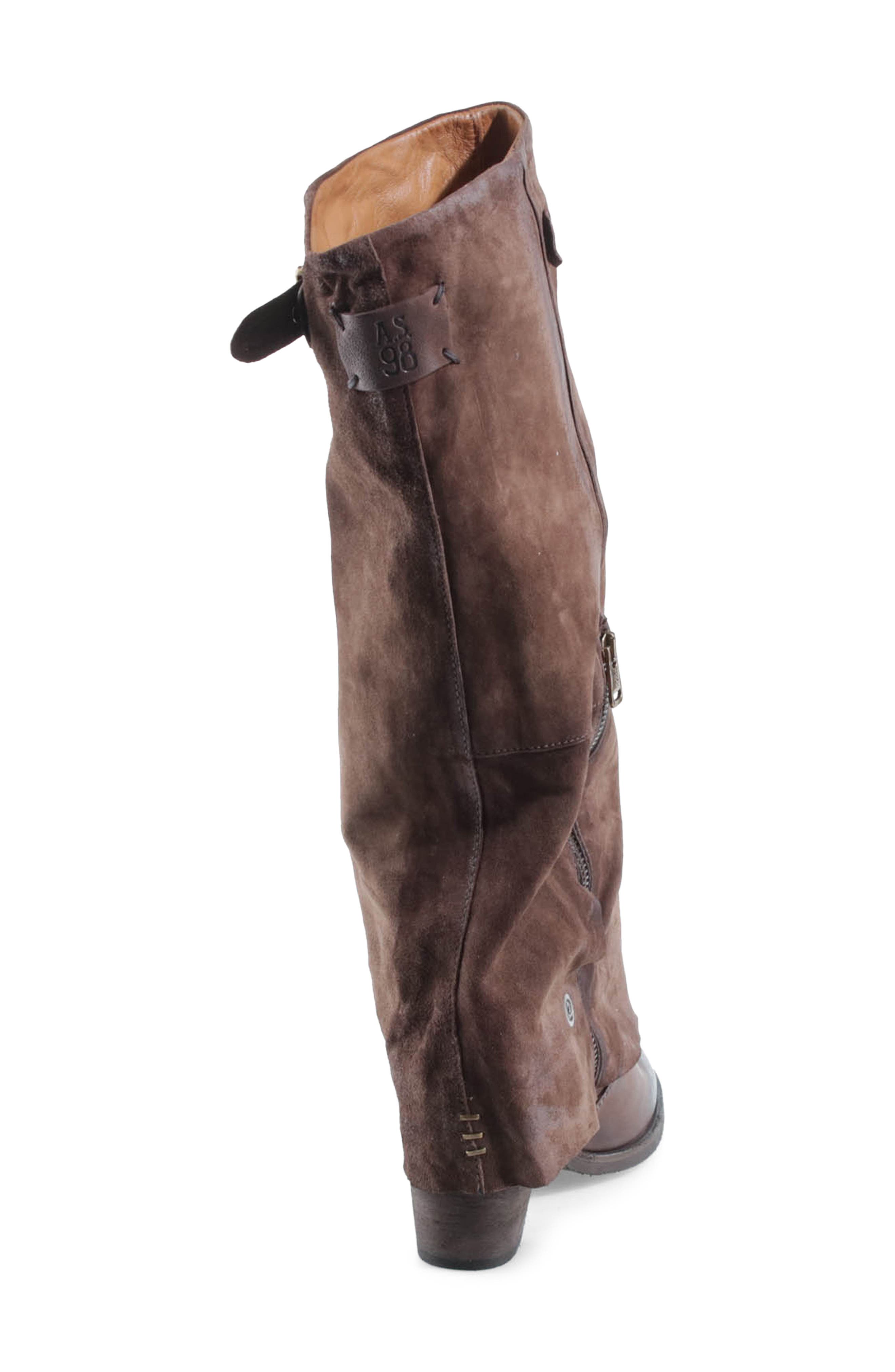 Rolfe Leather Knee High Boot, Alternate, color, BROWN