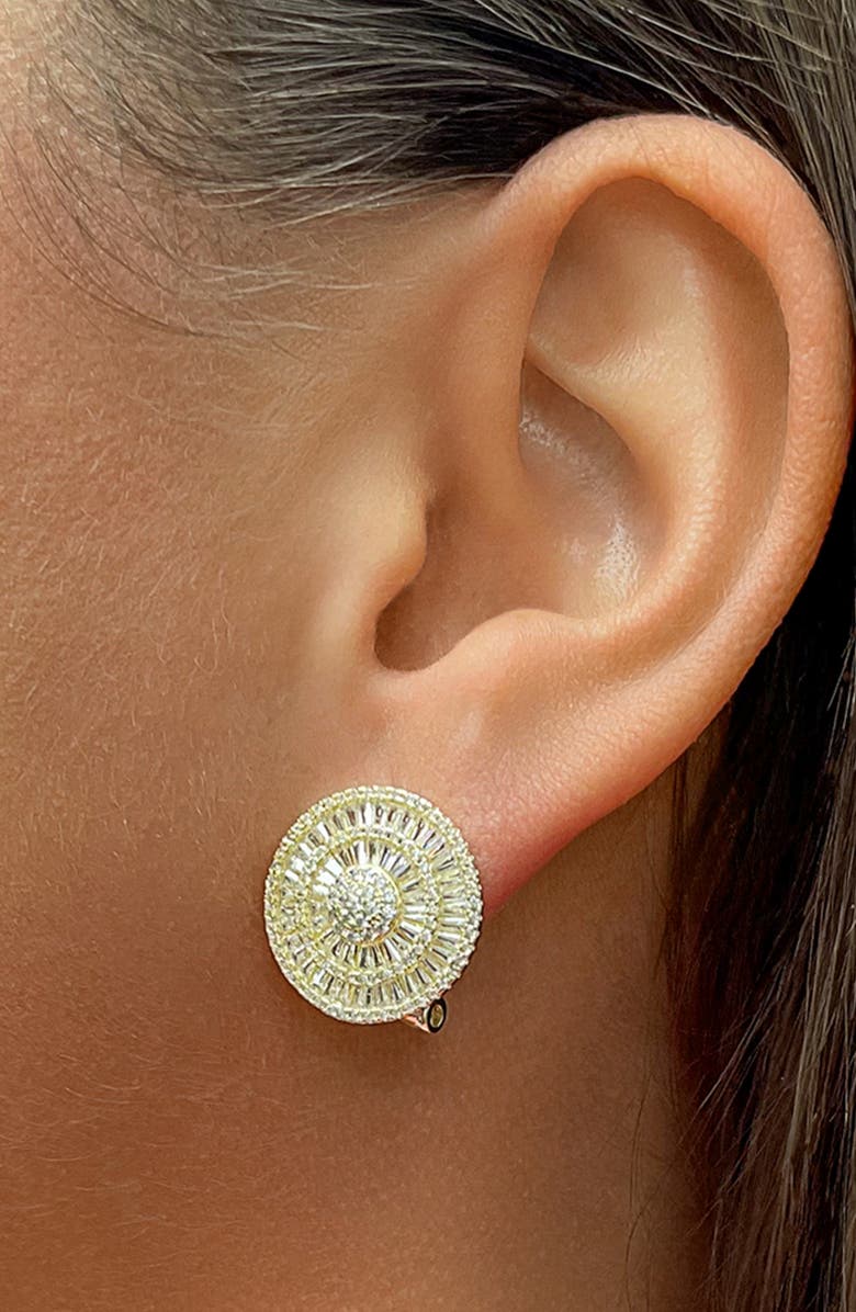 Sterling Forever Sandy CZ Stud Earrings, Alternate, color,