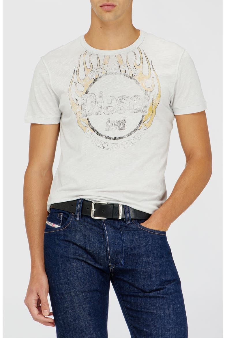 S-Asha Graphic Slim Fit T-Shirt, Main, color, BERRY/ RED