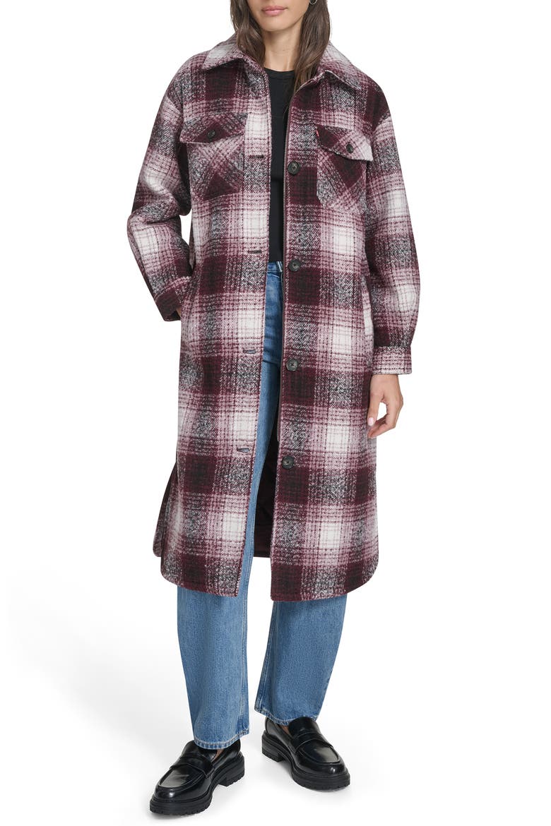 Longline Shacket, Alternate, color, PORT COMBO