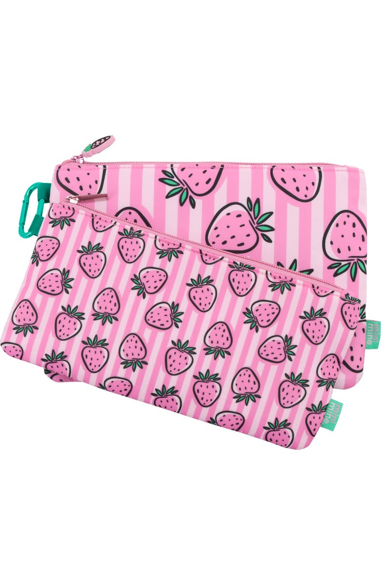 MYTAGALONGS Kids' Mini 2-Pack Organizing Pouches, Main, color, Pink