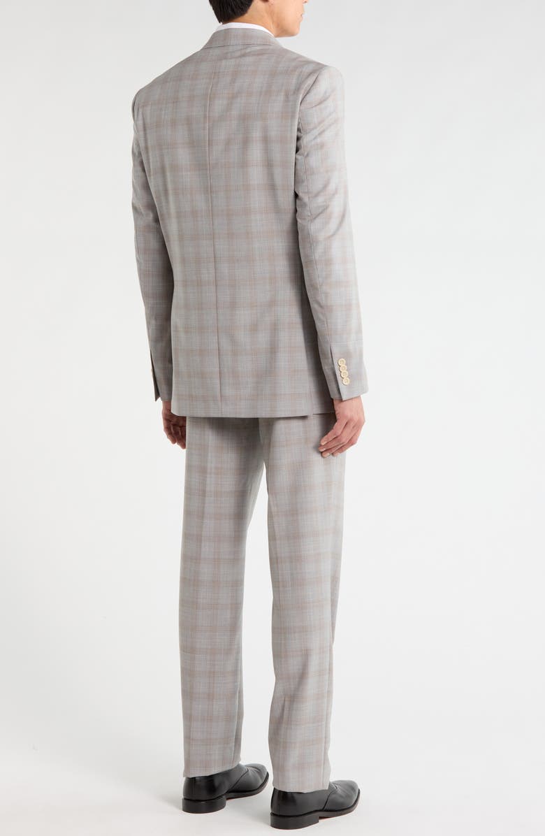 Jack Victor Engel Super 100s Wool Suit, Alternate, color, Light Grey