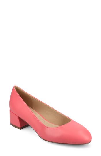 Journee Collection Journee Womens Saarii Wide Width Pumps In Coral