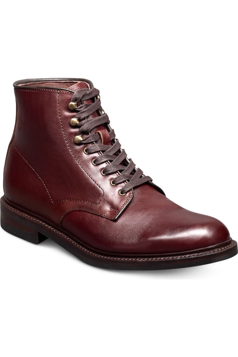 allen edmonds dress boots Park Avenue Cap-toe Oxford Boot in Dark Chili Leather, size 12.0 2E Recraftable services available by AE on this style. Allen Edmonds Dalton dress boots: