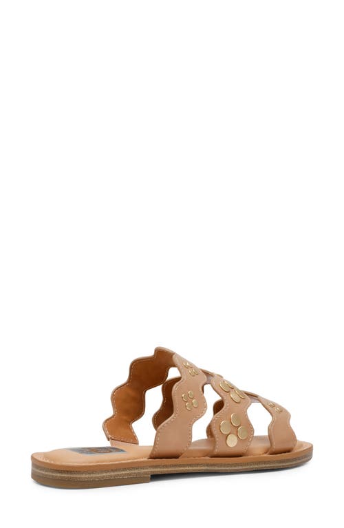 Dolce Vita Dv By  Jatty Scallop Slide Sandal In Natural