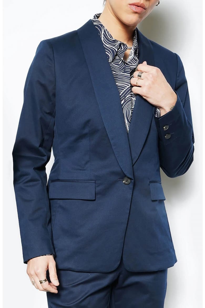 The Essential Tux Blazer, Main, color, NAVY