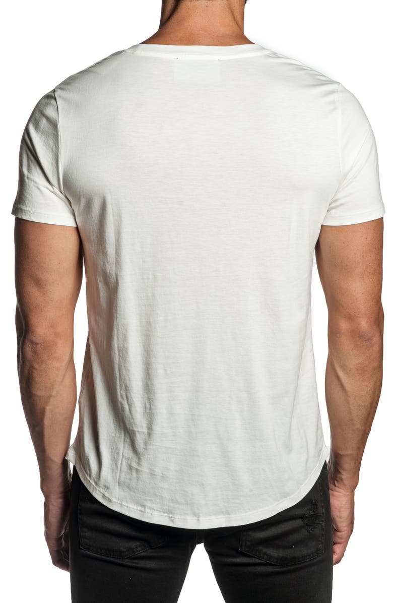 Jared Lang Embroidered Dinosaur T-Shirt, Alternate, color,