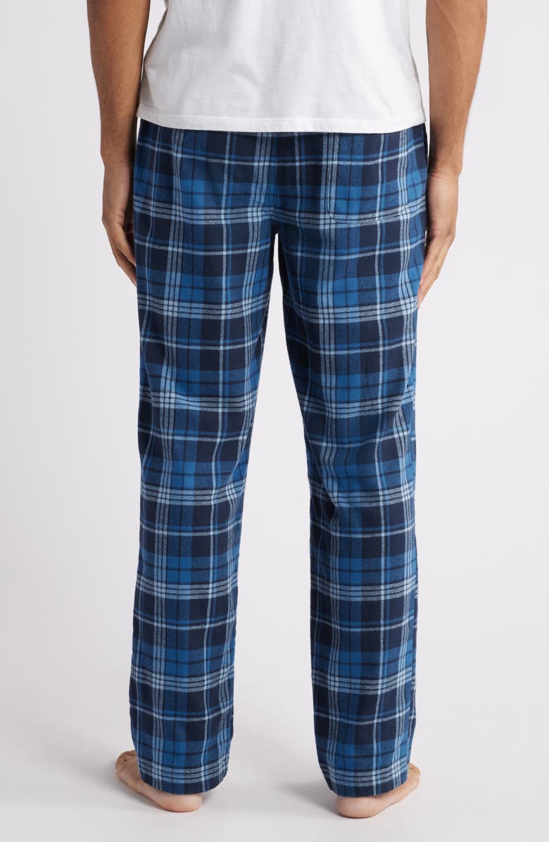 Majestic International Country Flannel Pajama Pants, Alternate, color, Blue Plaid