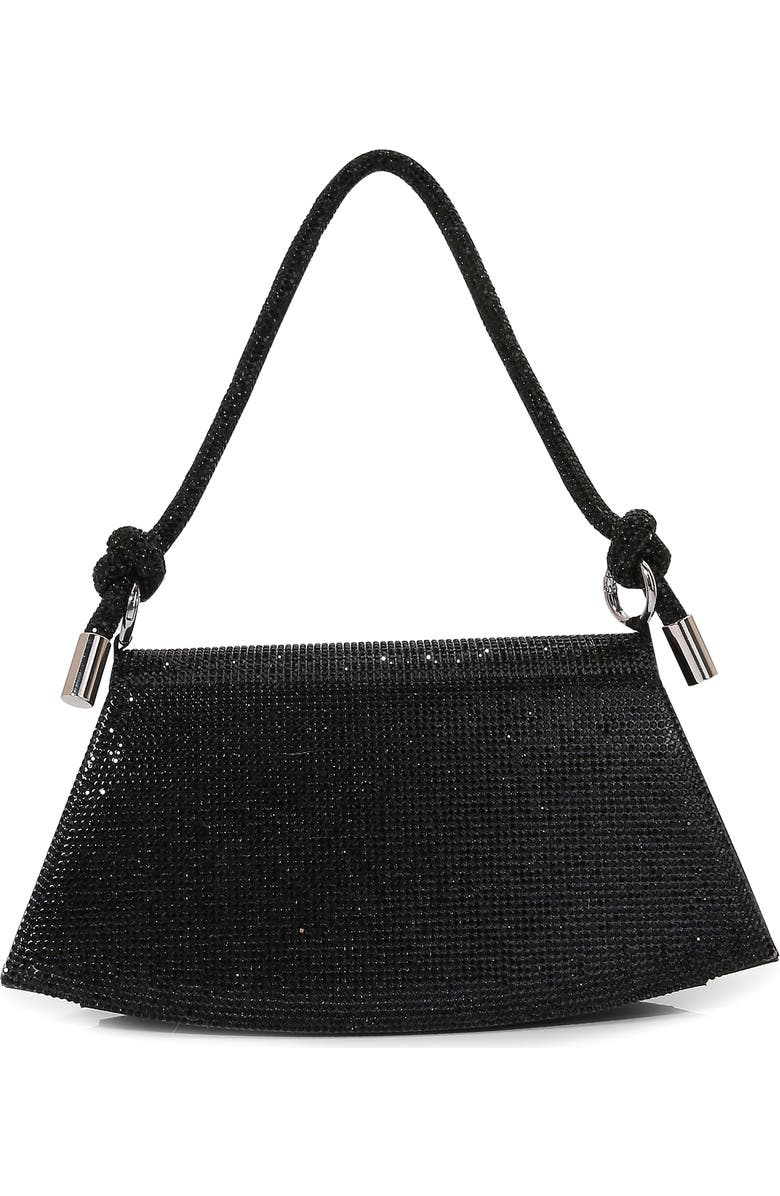 BERNESS Rhinestone Shoulder Bag, Alternate, color, Black