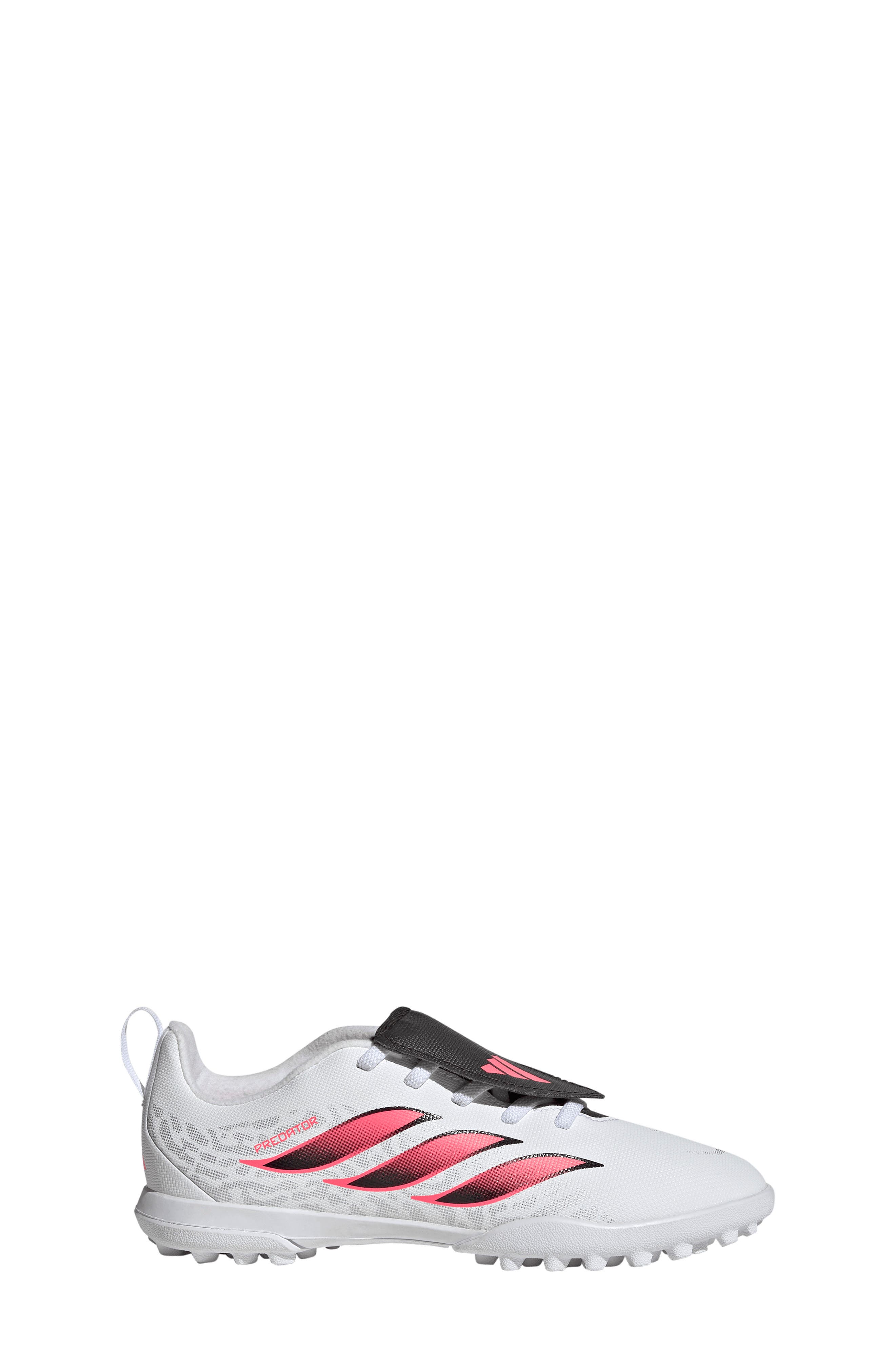 Kids' Predator Club Soccer Cleat, Alternate, color, WHITE/ TURBO/ BLACK