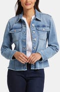 NYDJ Frayed Denim Jacket