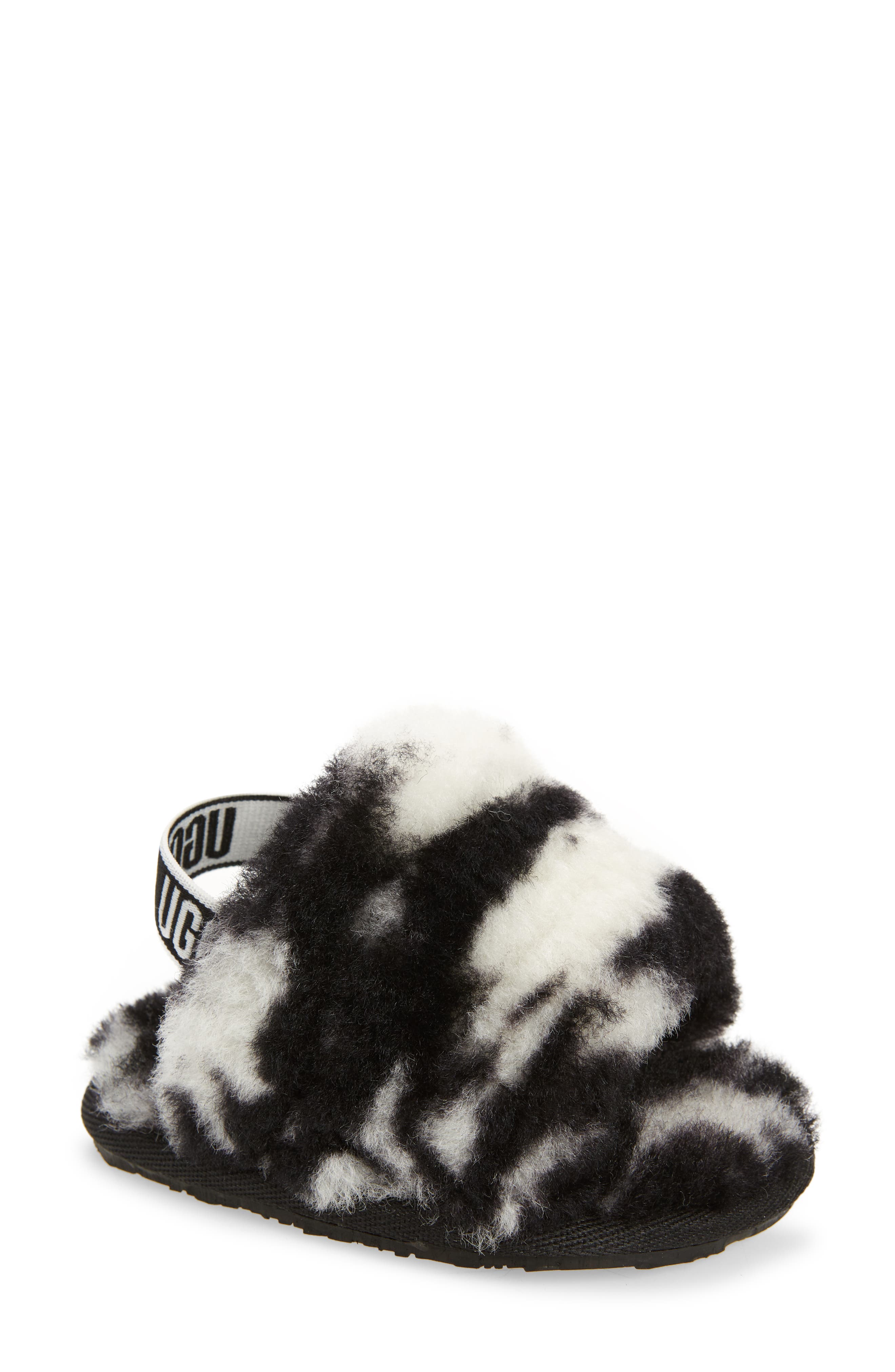 UGG<sup>®</sup> Fluff Yeah Genuine Shearling Slide Sandal, Main, color, 