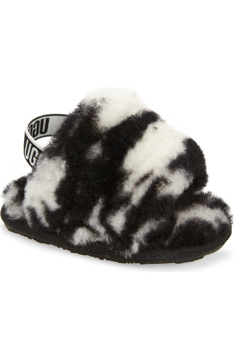UGG<sup>®</sup> Fluff Yeah Genuine Shearling Slide Sandal, Main, color,
