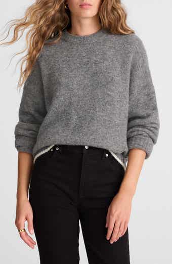 Drop Shoulder Crewneck Sweater