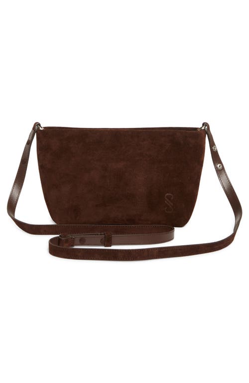 Proenza Schouler Bond Suede Shoulder Bag In Brown