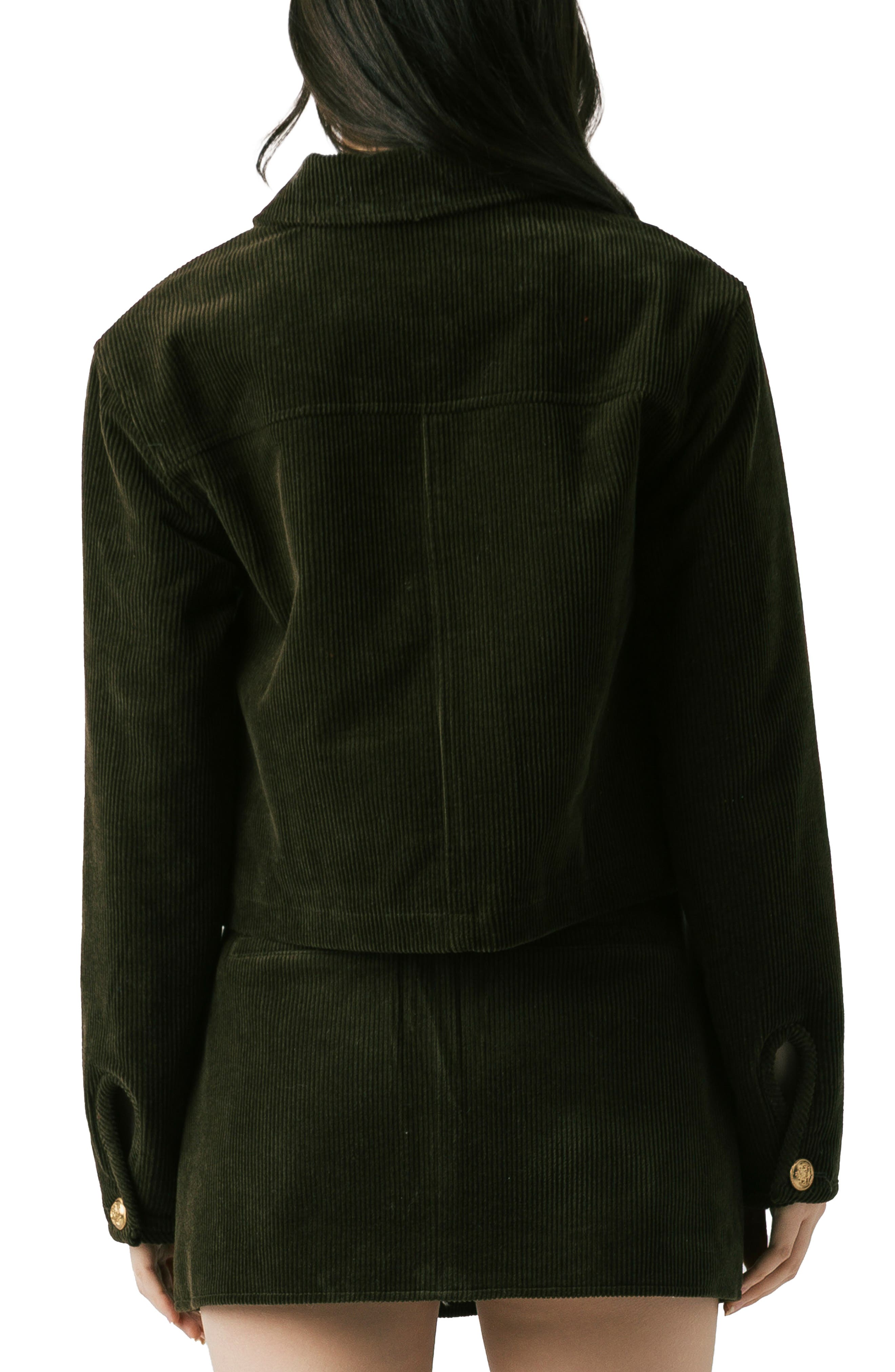 Crop Corduroy Jacket - image 2