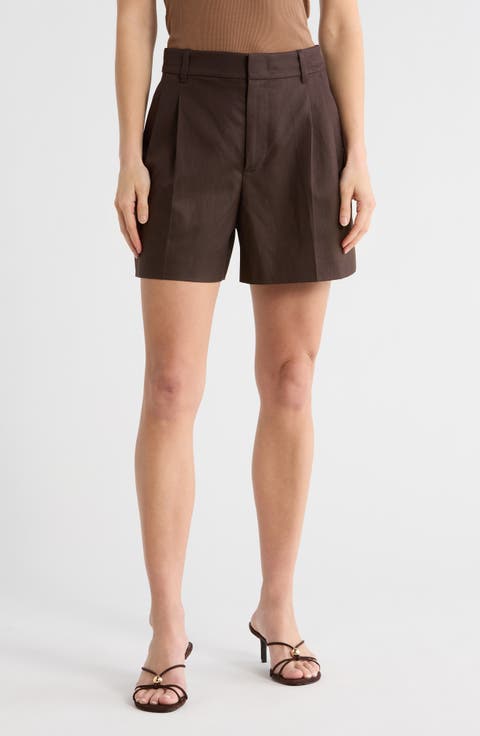The Harlow Shorts in Drapey Twill