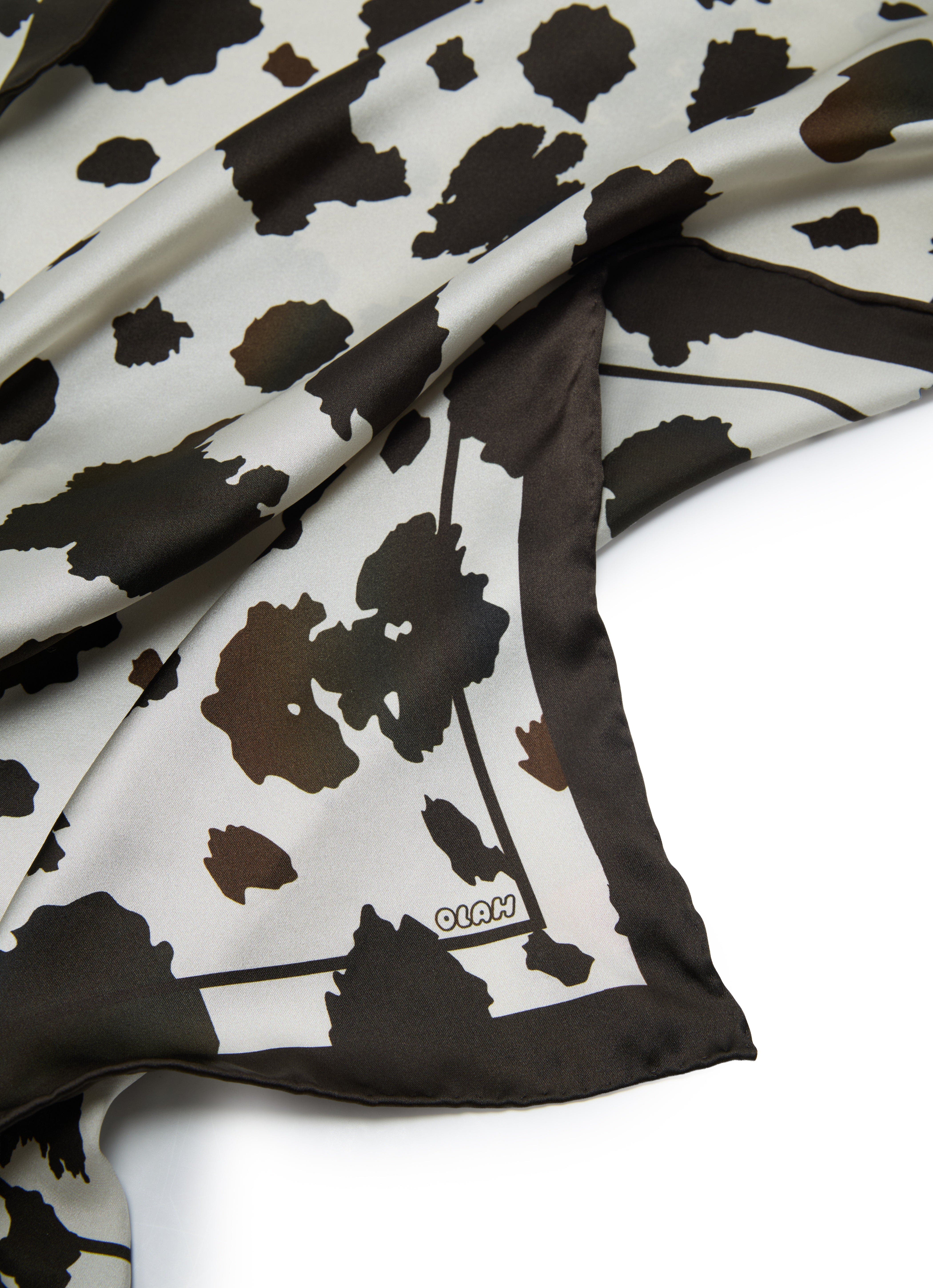 OLAH Moo Muse Silk Bandana Scarf 26 (Women) | Nordstrom