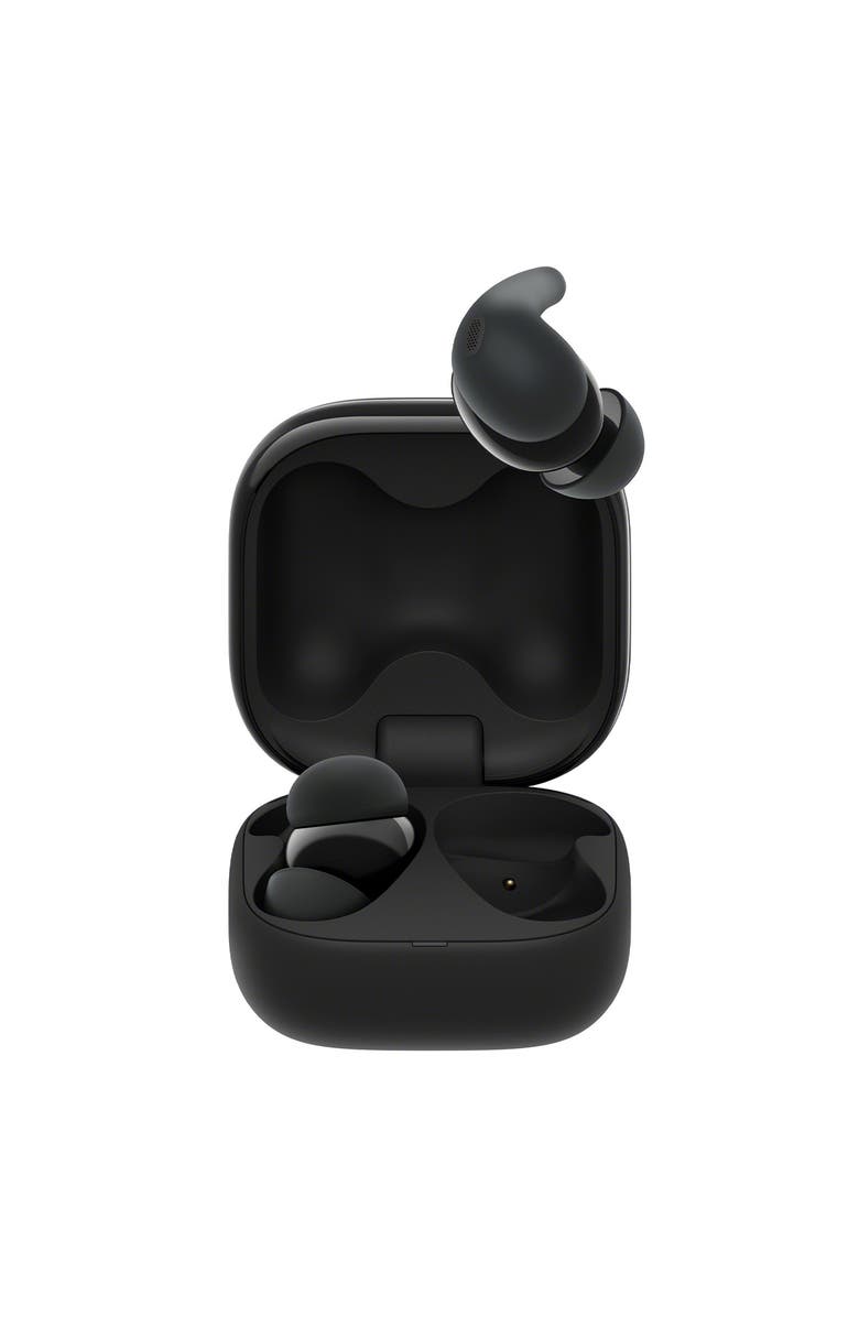 Sony Linkbuds Fit Truly Wireless Noise Cancelling Earbuds, Main, color, Black