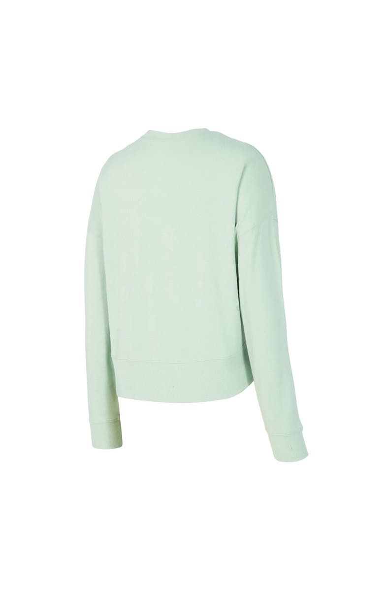 CONCEPTS SPORT Women's Concepts Sport  Light Green Milwaukee Brewers Elevation Tri-Blend Long Sleeve T-Shirt & Shorts Set, Alternate, color, Light Green