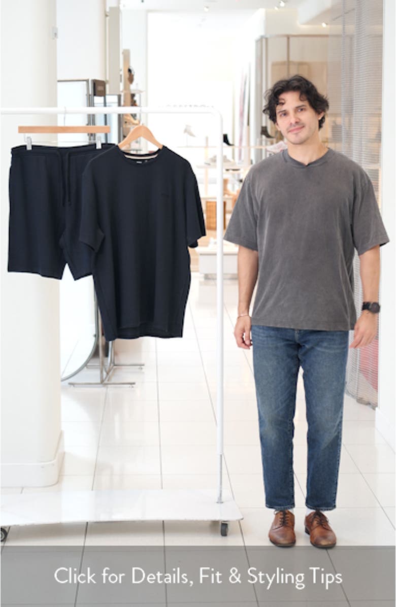 Rib Modal T-Shirt & Pajama Shorts Set, sales video thumbnail