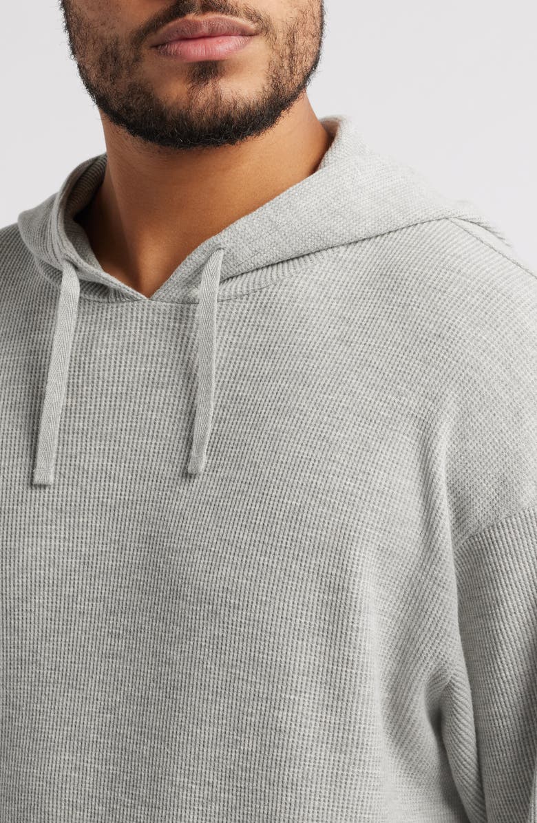 Nordstrom Cotton Blend Thermal Hoodie, Alternate, color,