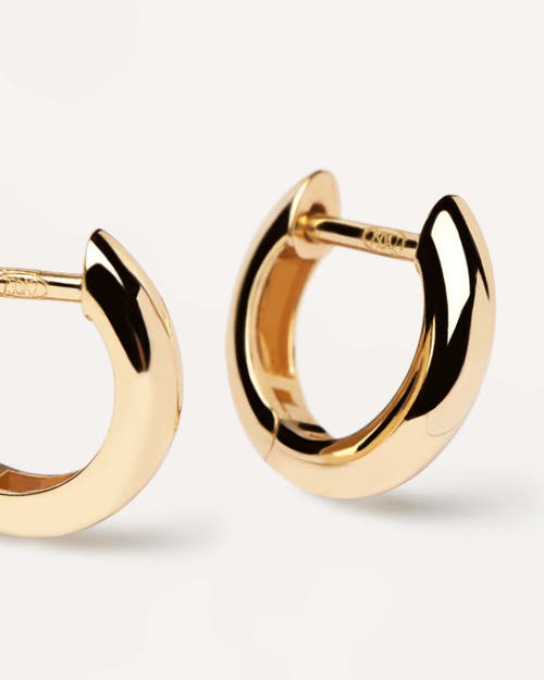 Pdpaola Gold Bold Mini Hoops