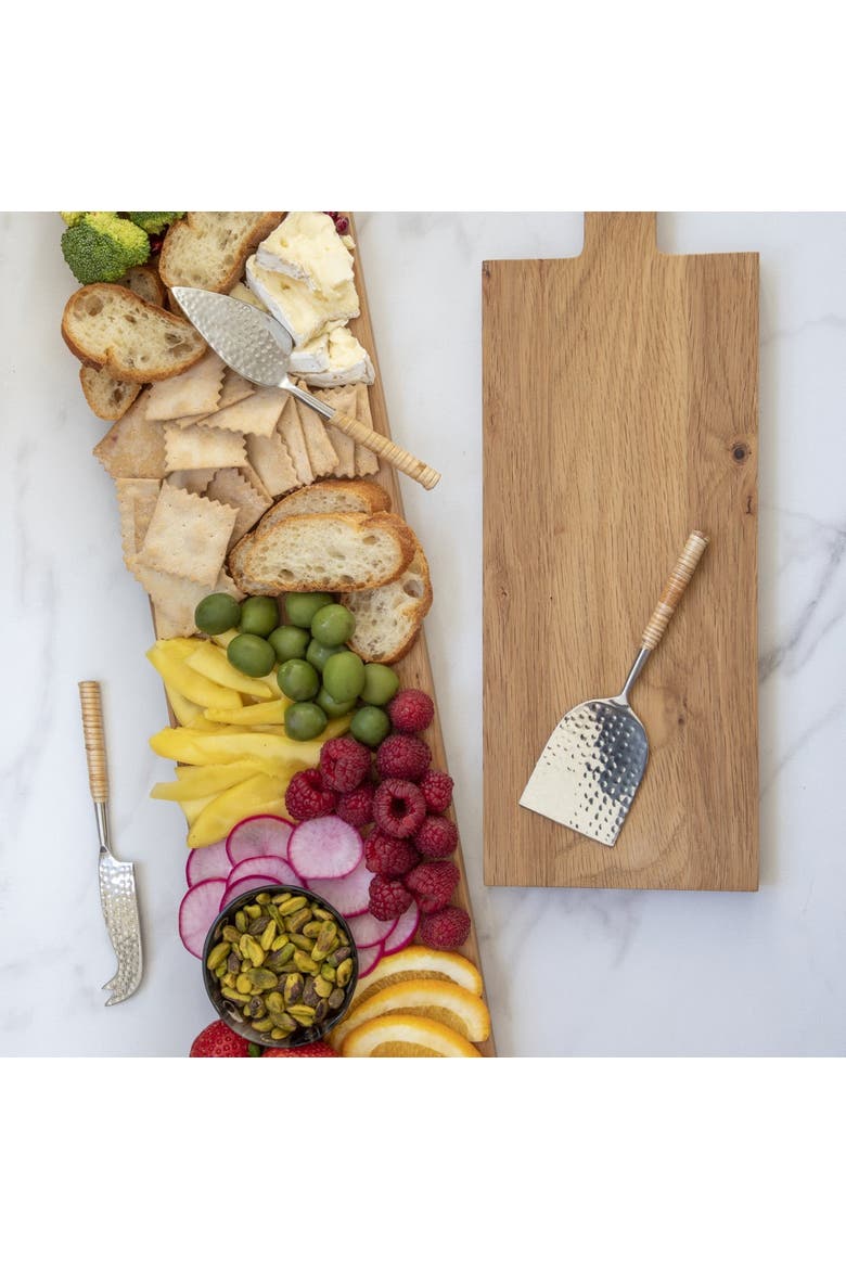 Aquila Cheese Knives - Set of 3, Alternate, color, Grey
