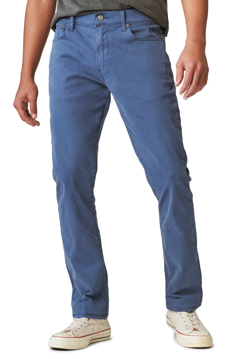 Lucky Brand 412 Athletic Slim Fit Stretch Organic Cotton Five Pocket Pants, Main, color, 