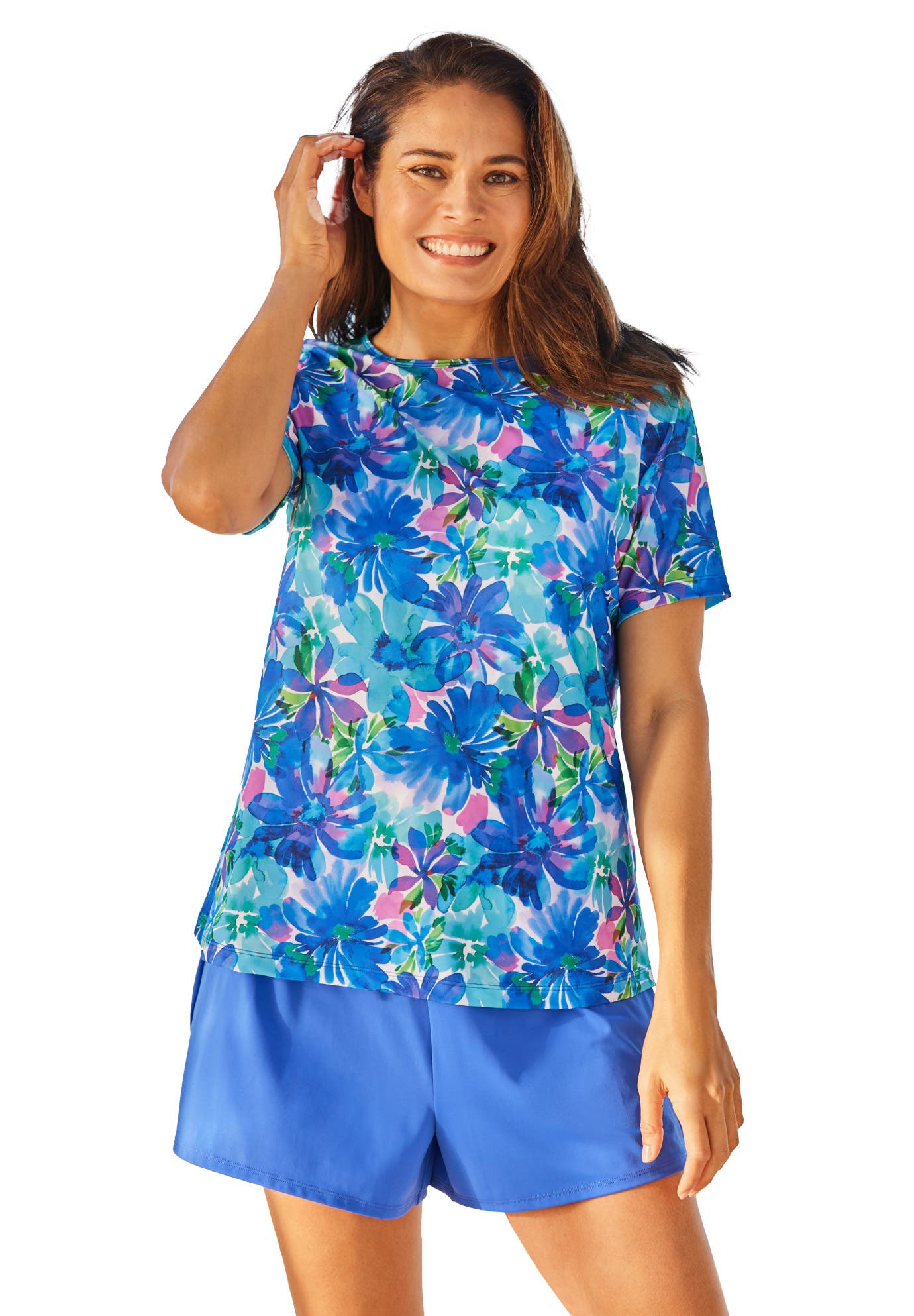 BLUE WATERCOLOR FLORAL