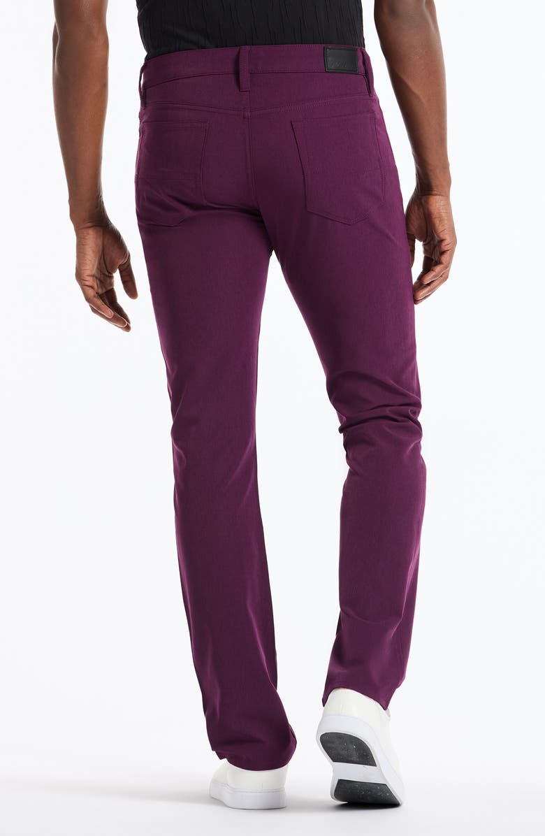 Robert Graham Grady Straight Leg Pants, Alternate, color, Berry