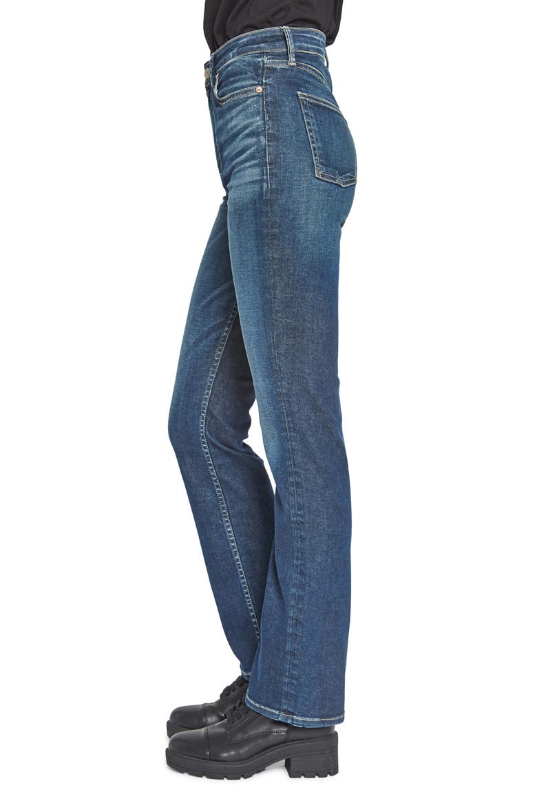 Celine Bootcut Jeans, Alternate, color, GREENWICH