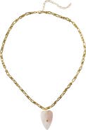 MacRae & Co. Heart of Stone Pendant Necklace