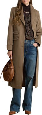 Lauren Ralph Lauren Longline Wool Blend Reefer Coat