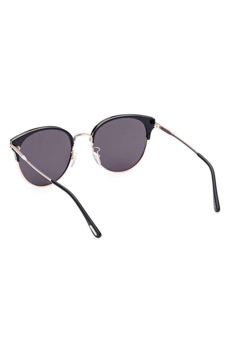 TOM FORD 61mm Round Sunglasses, Alternate, color,