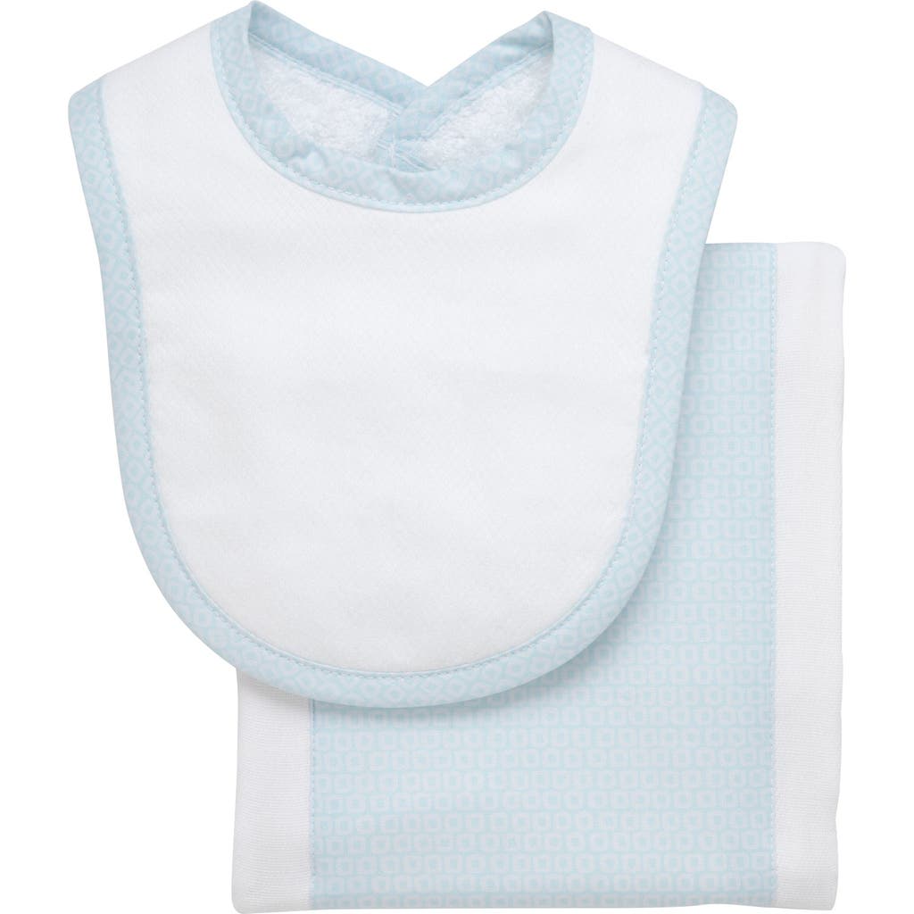 3 Marthas Dot Drooler Bib & Burp Set