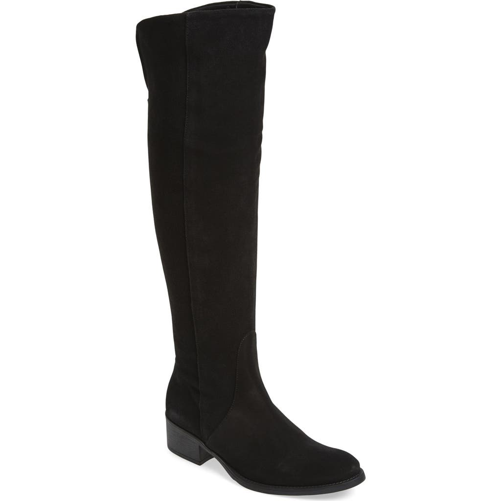 Toni Pons 'Tallin' Over-The-Knee Riding Boot in Black Suede  product