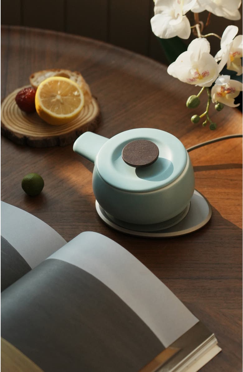 OHOM INC Fondi Self-heating Fondue Set, Alternate, color, Moonmist Blue