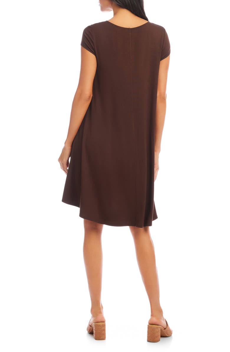 Karen Kane Maggie Cap Sleeve Trapeze Dress, Alternate, color, 