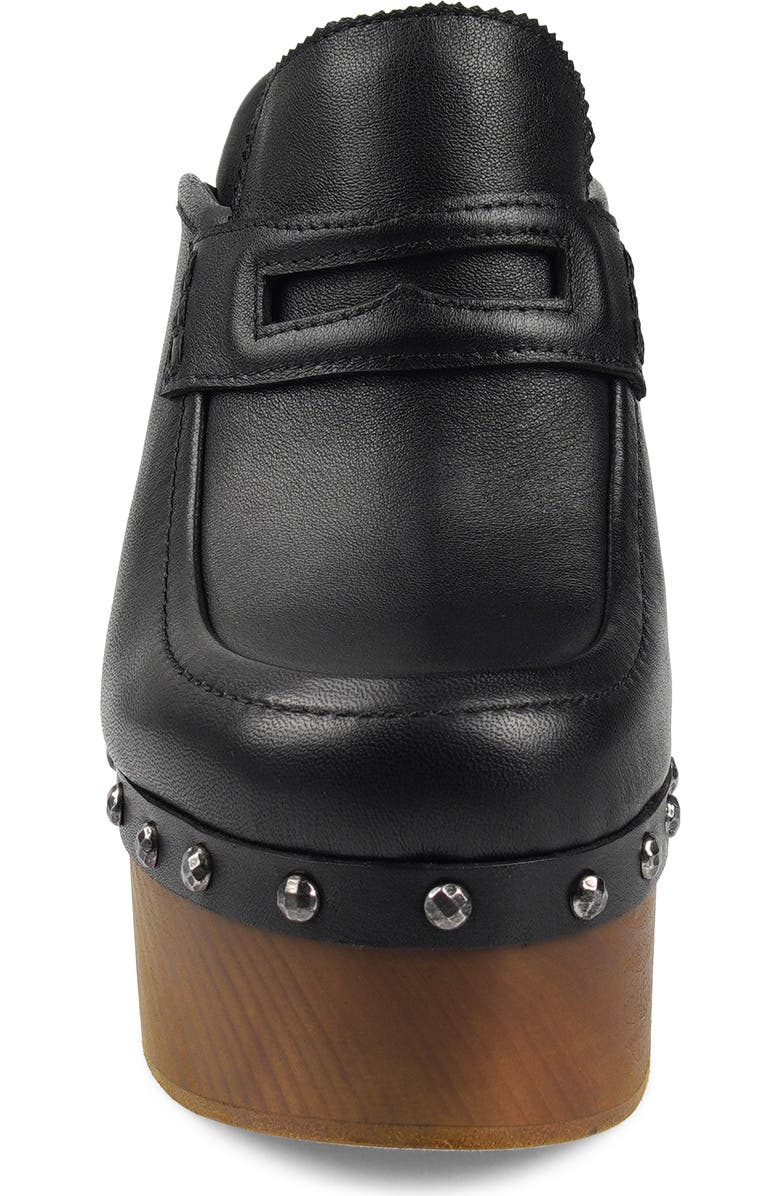 ZIGI Jiggy Platform Clog, Alternate, color, Black Leather