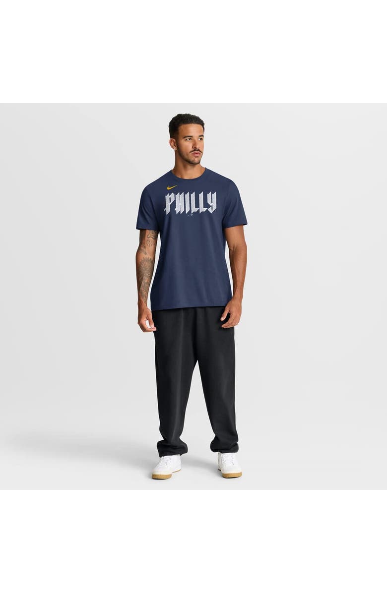 Nike Men's Nike Navy Philadelphia Phillies City Connect Large Logo T-Shirt, Alternate, color, Navy