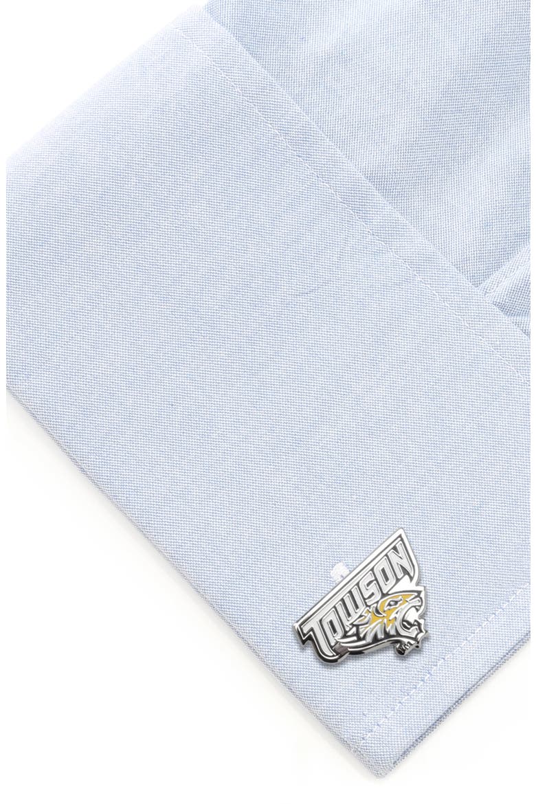 NCAA Collegiate Towson University Tigers Cuff Links, Alternate, color, TOWSON UNIVERSITY TIGARS