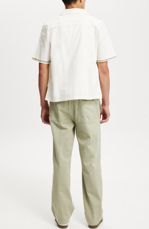 Shop Cotton On Baggy Casual Pant In Sage