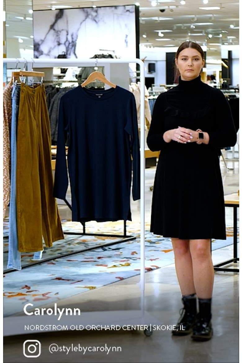 Crewneck Long Sleeve Tunic Top video