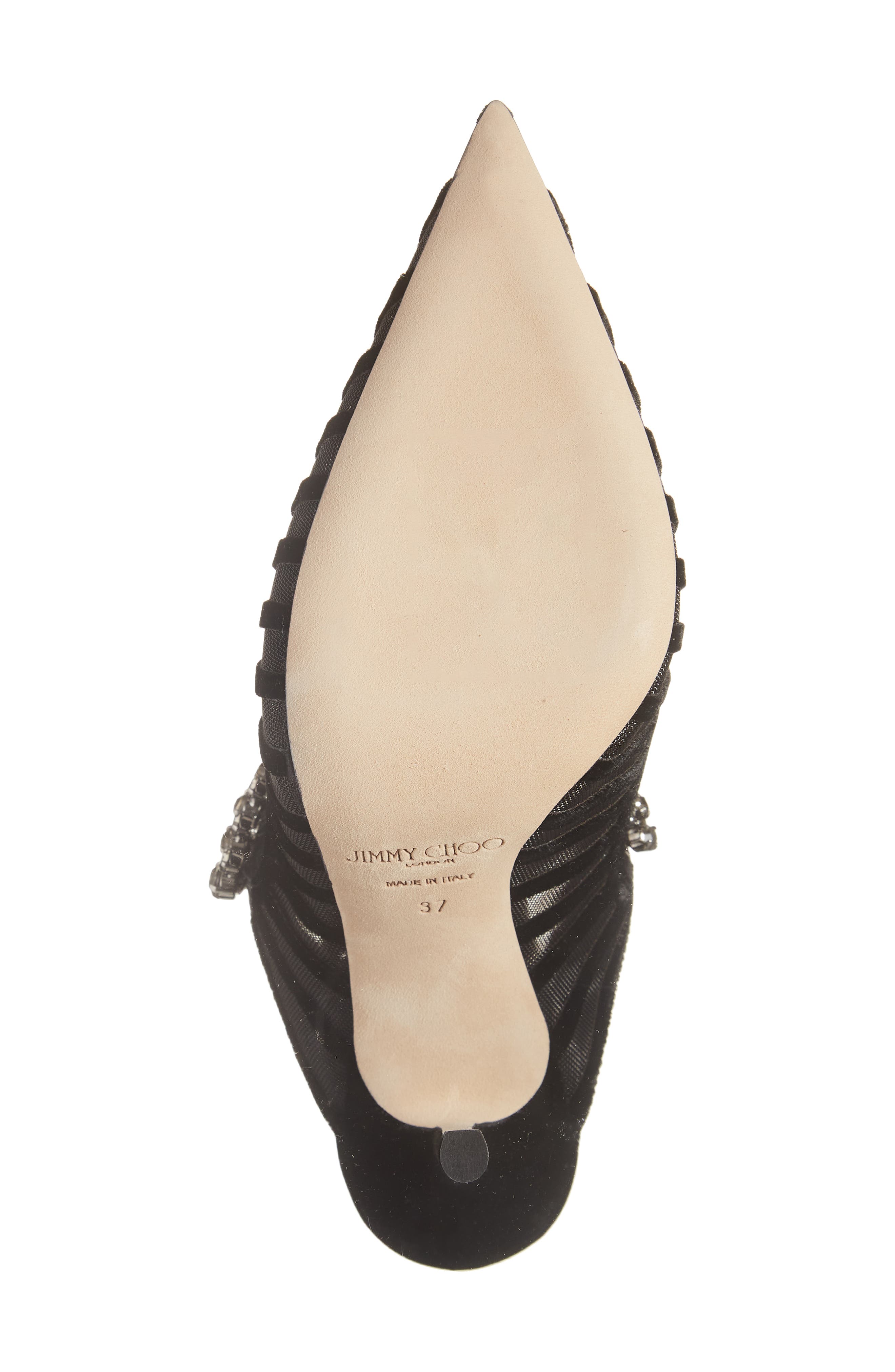 Jimmy Choo Bing Crystal Embellished Pointed Toe Mule Pump, Alternate, color, 