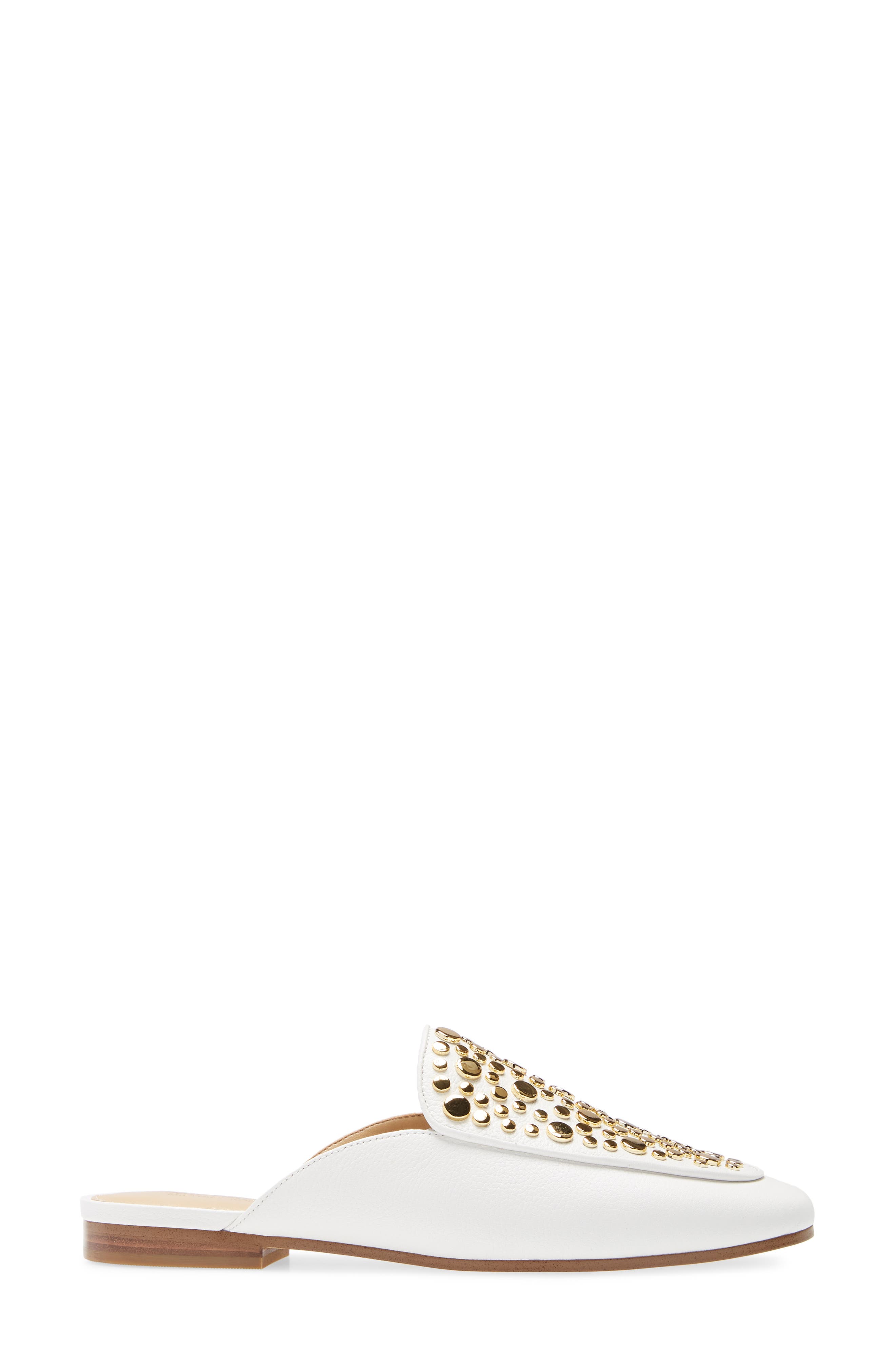 Farrow Studded Mule, Alternate, color, OPTIC WHITE LEATHER