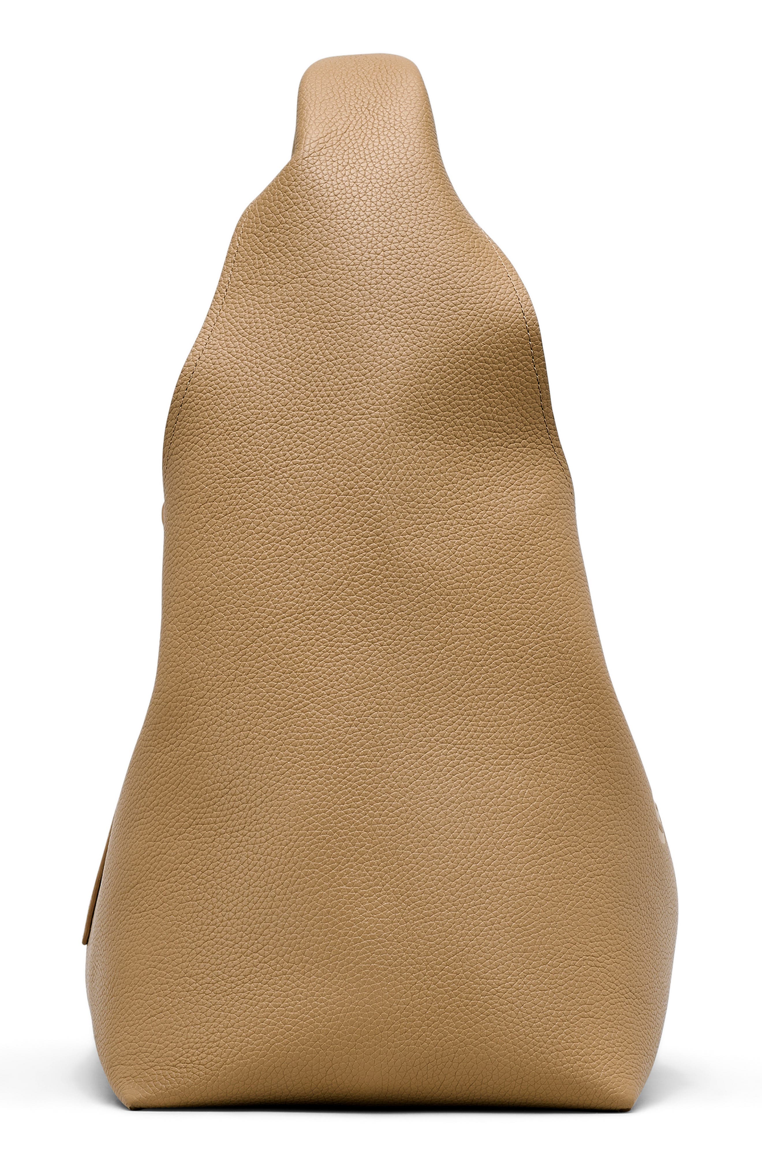 The Leather Sack Bag, Alternate, color, CAMEL