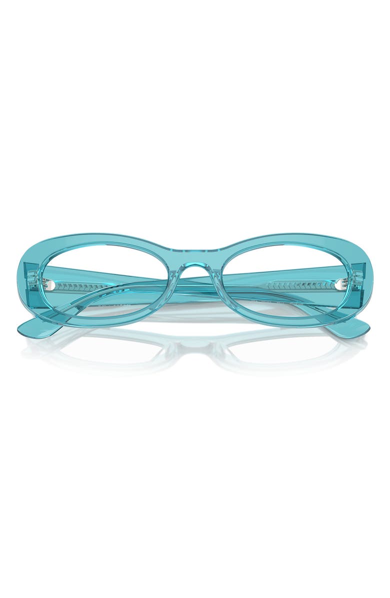 VOGUE 53mm Oval Optical Glasses, Alternate, color,