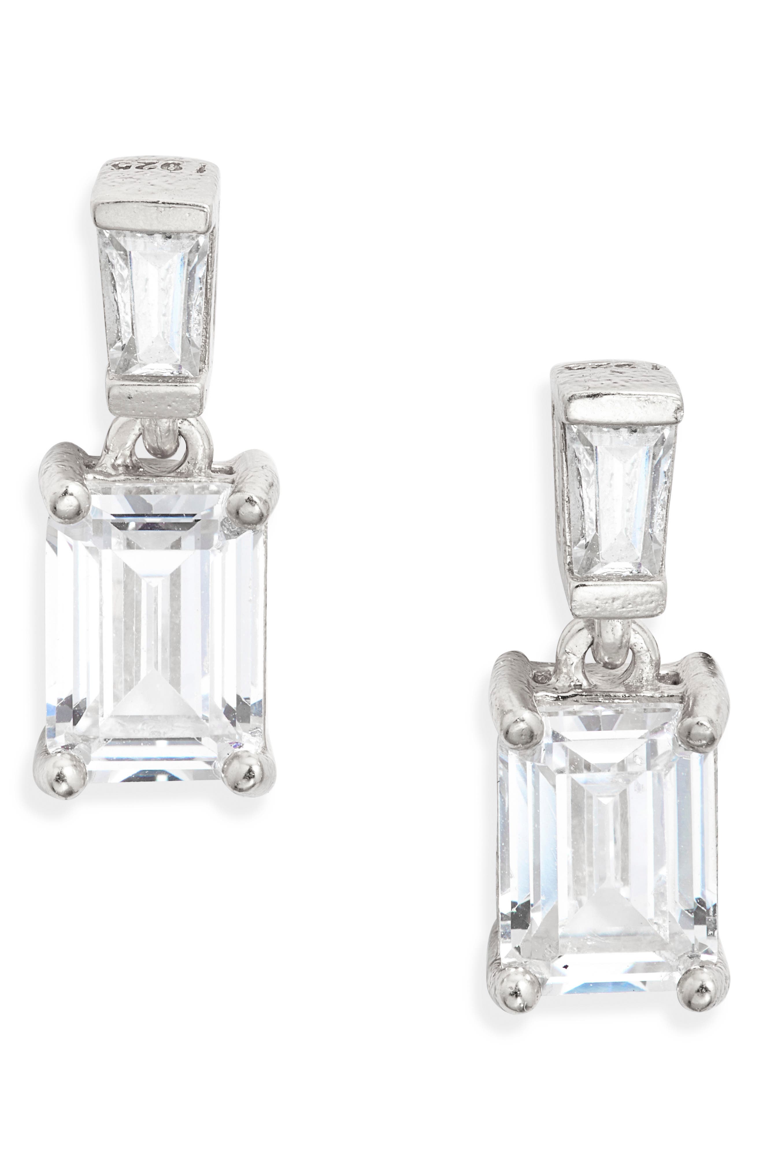 Nordstrom Cubic Zirconia Drop Earrings
