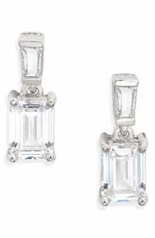 Cubic Zirconia Drop Earrings